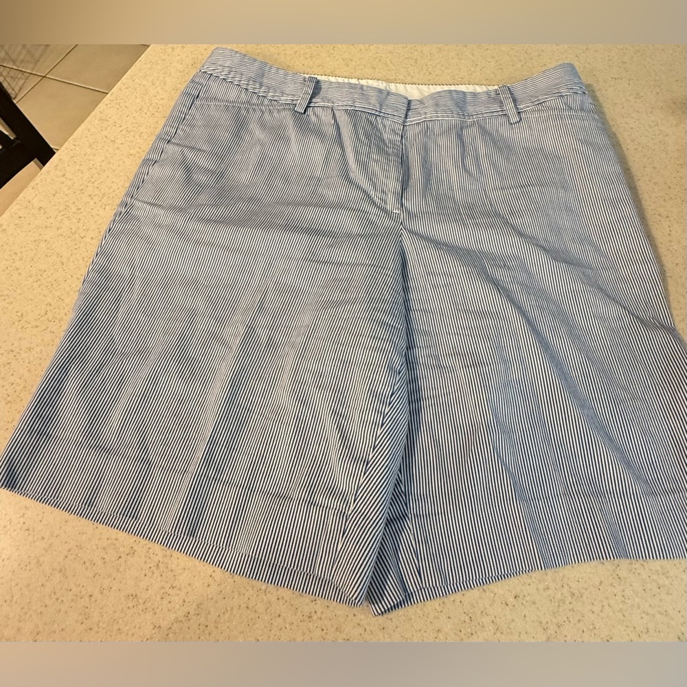 Talbots White Skirt with Pink Trim